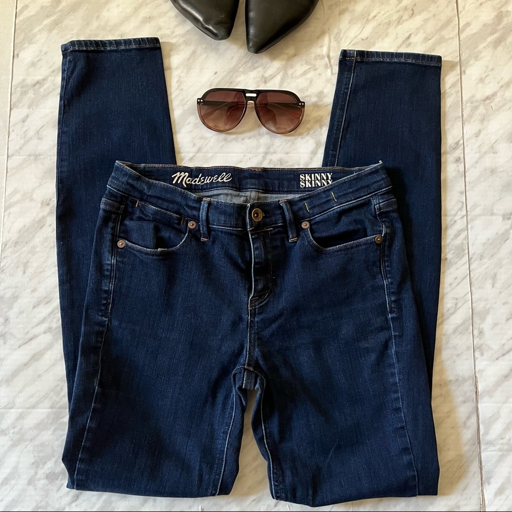 Madewell Dark Blue Skinny Skinny Jeans